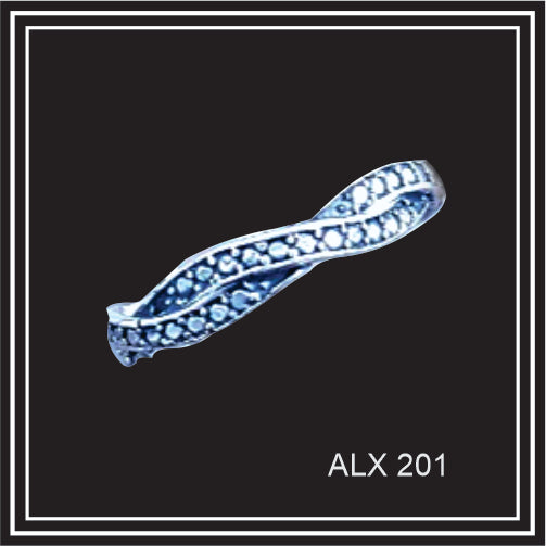 Intertwined Silver Strand Ring