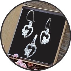 PB Ring and  Earrings set